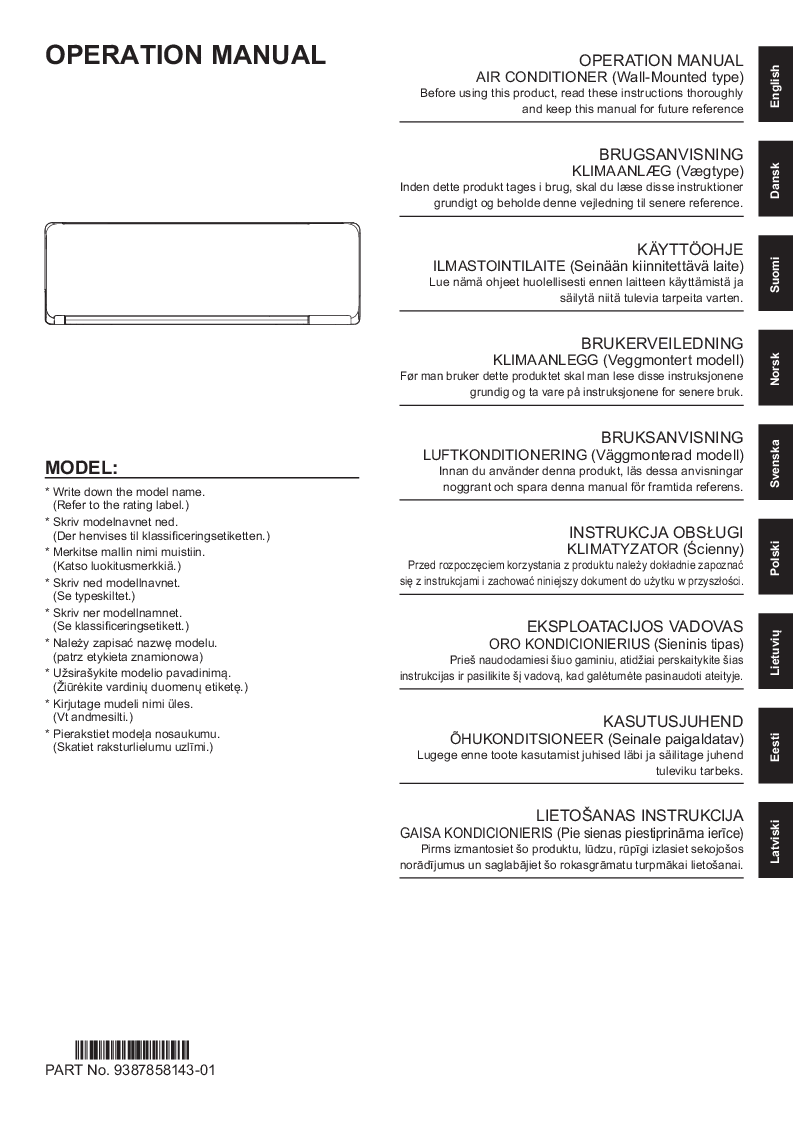 

Fujitsu Style Plus KMCEN Brugermanual

