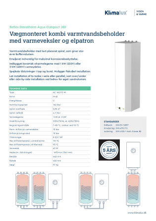 

Reflex vægmonteret tank 160 l 0323

